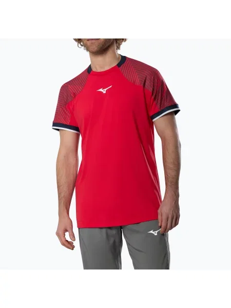 Футболка Mizuno Stargazer Shadow Tee fiery red червона
