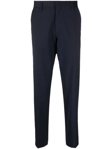 Pantaloni Boss cu talie joasă albastru