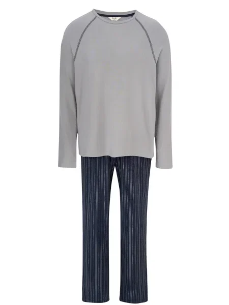 Dagi Dolga pižama modra siva