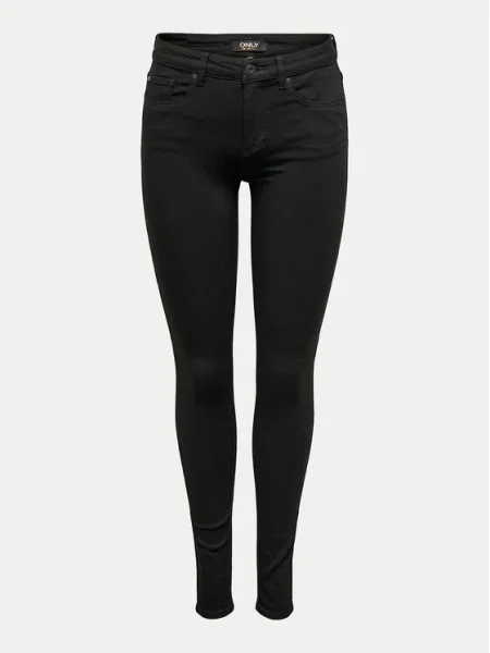 ONLY Džínsy Blush Skinny Fit čierna