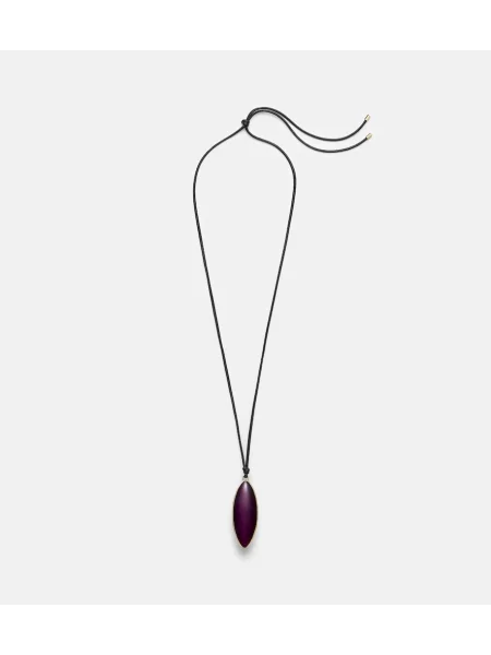 Colier Jennifer Fisher din piele negru