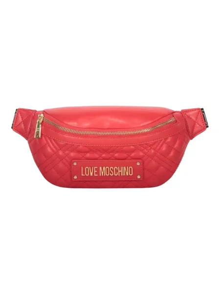 Pasek Love Moschino z paskiem czerwony