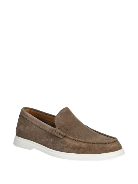 Pantofi loafer Boss din piele de căprioară