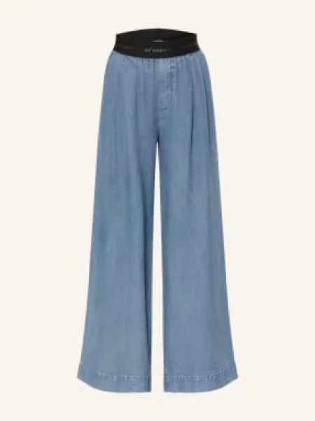 Co'couture Spodnie Typu Marlene W Stylu Jeansowym blau czarne