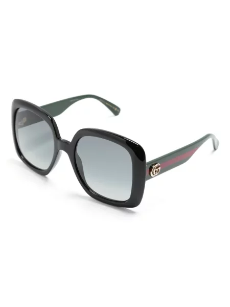 Слънчеви очила Gucci Eyewear на райета черно
