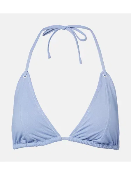 Top Polo Ralph Lauren cu gât halter albastru