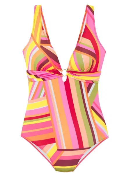 BRUNO BANANI Costum de baie întreg / portocaliu / portocaliu caisă / roz galben