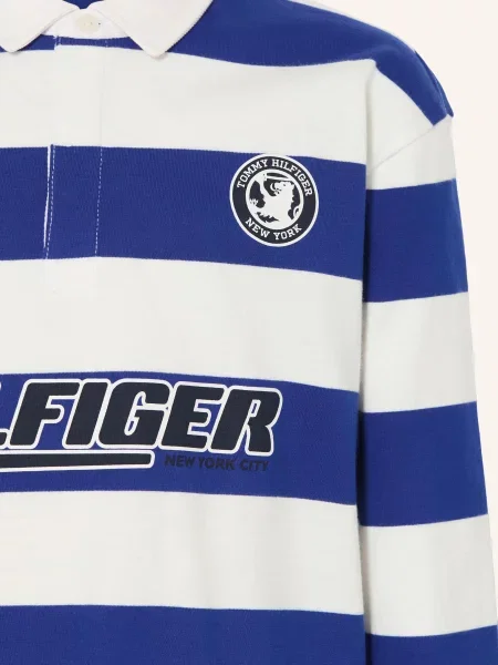 Tommy Hilfiger Žerzejová Polokošile modrá bílá