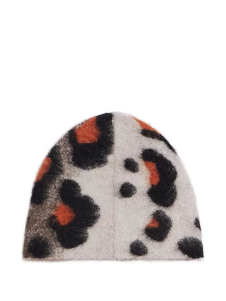 Căciulă Givenchy de lână cu model leopard