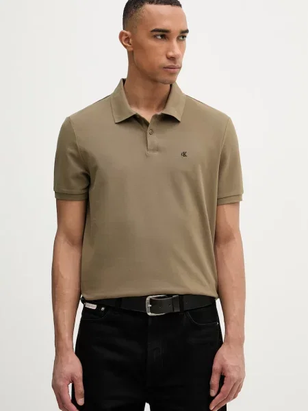 Calvin Klein Jeans polo zielona