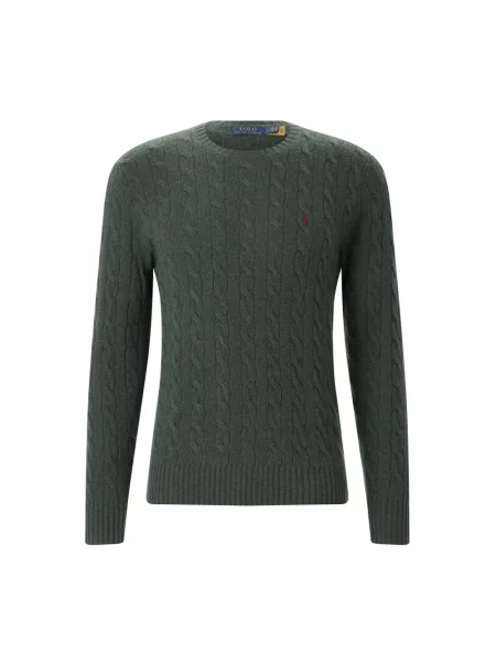 Sweter Polo Ralph Lauren wełniany zielony