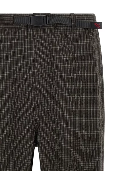 Pantaloni Gramicci în carouri maro