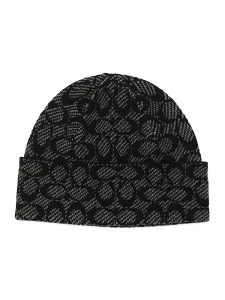 COACH Căciulă negru alb