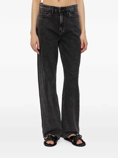 Blugi cu picior larg Rag & Bone negru