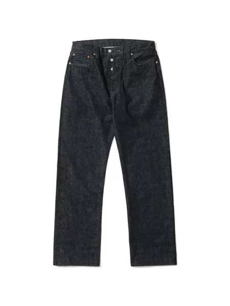 Blugi drepți Sugar Cane Jeans negru