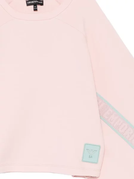 Bluza dziecięca Emporio Armani różowa