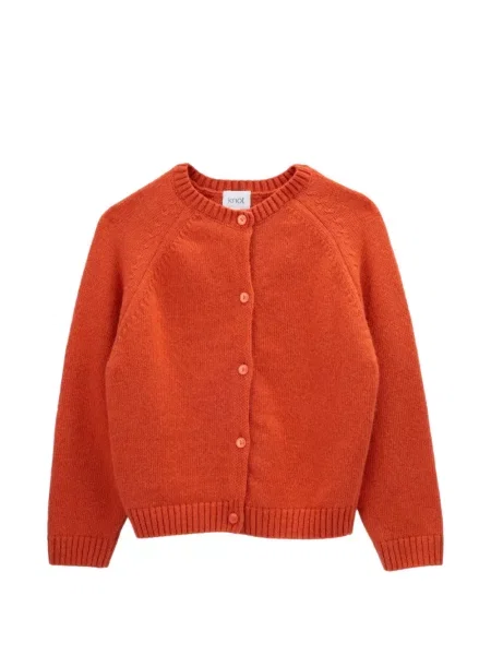 Dětské kardigan Knot oranžový