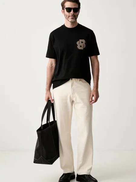 BOSS BLACK Tricou C-Tigerman 49 negru
