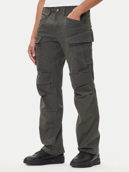 G-Star Raw Pantaloni din 3D Straight Fit gri