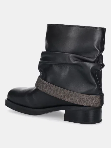 Кожаные ботинки Michael Michael Kors черные