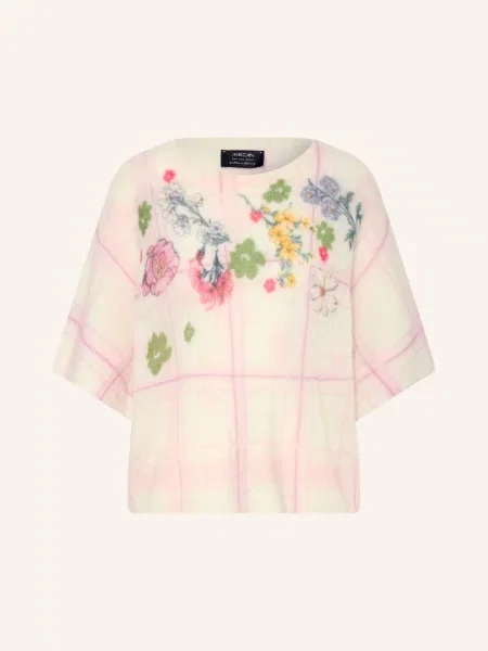 Marc Cain Svetr S Alpakou A Rukávy chalk pink
