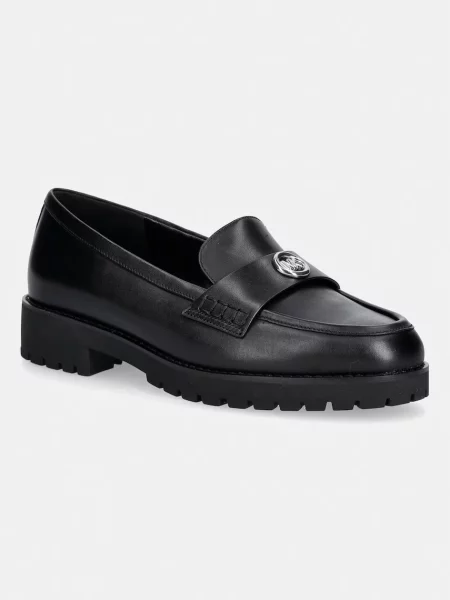 MICHAEL Michael Kors loafers slip-on pentru femei din piele Jaelyn Lug Loafer negru