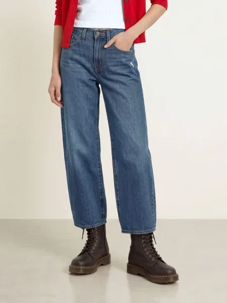 Levi's® Jeansy Typu Barrel Middy Balloon blau