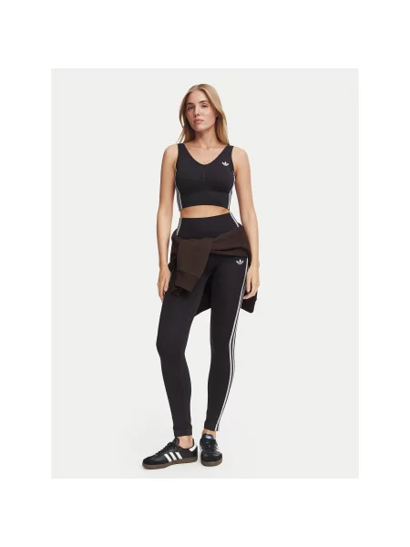 Adidas Sportski grudnjak Essentials 3 Stripes Seamless Bralette crna