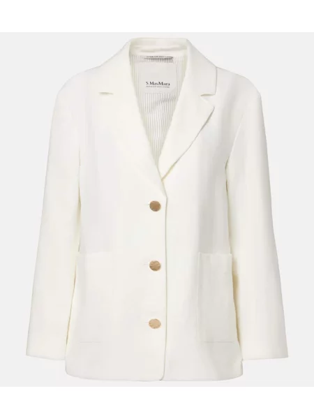 Sacou 's Max Mara de in alb