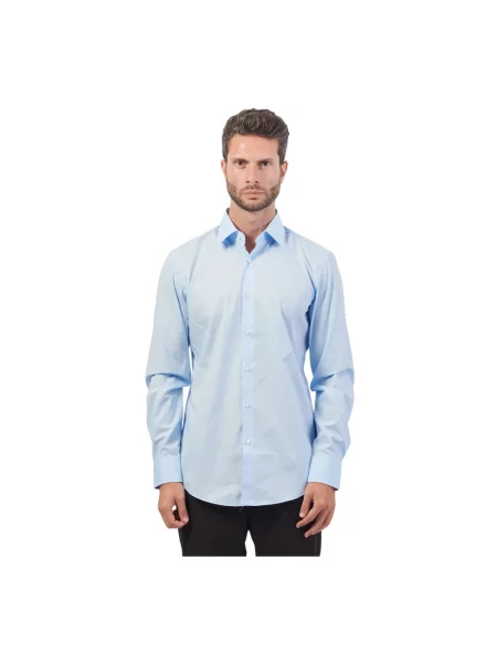 Boss Koszula Hank Slim Fit blau niebieska