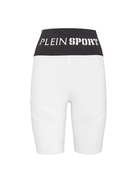 Spodenki sportowe Plein Sport do biegania białe
