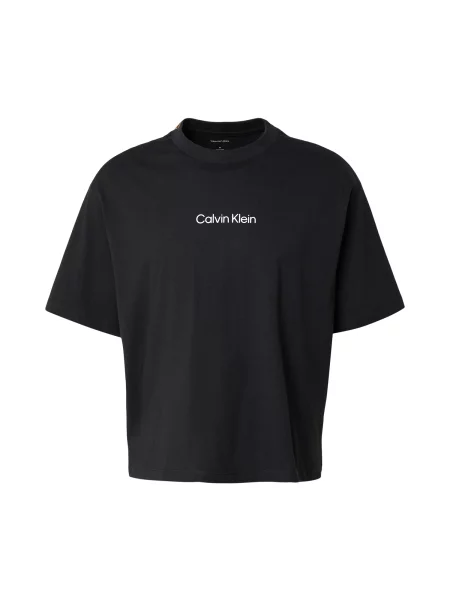 Calvin Klein Jeans Tričko OBSESSION jasně oranžová / černá bílá