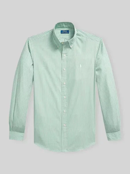 Koszula casualowa o kroju regular fit z czystej bawełny Polo Ralph Lauren miętowa