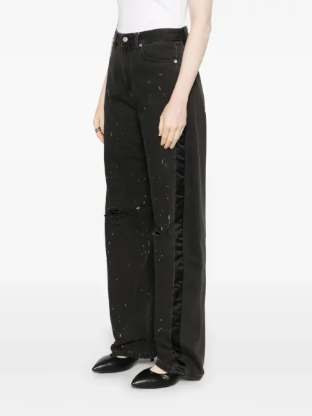 Džínsy Mm6 Maison Margiela čierna