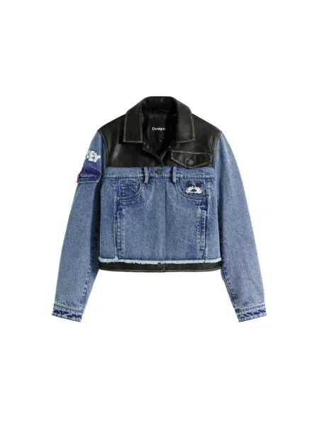 Desigual Geacă de primăvară-toamnă / mai multe culori albastru