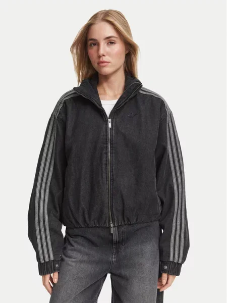 Adidas Джинсова куртка Firebird Jacket чорний