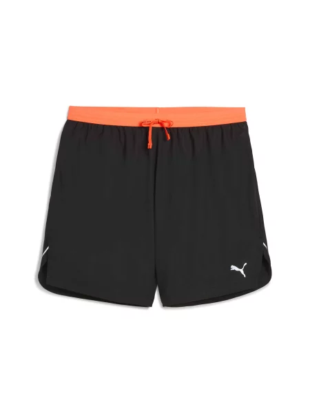 Короткие спортивные шорты Puma черные
