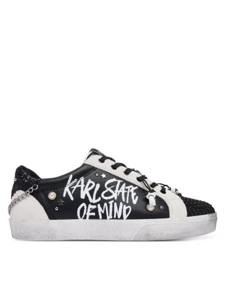 Sneakersy KARL LAGERFELD czarne
