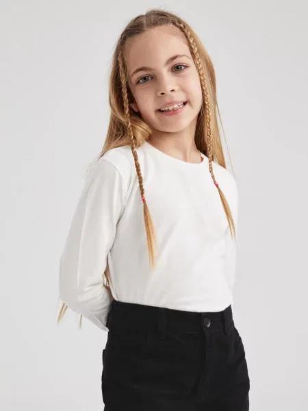 Дитячий Лонгслів DeFacto білий