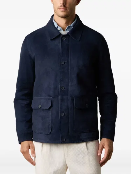 Zomšinis striukė Brooks Brothers mėlyna