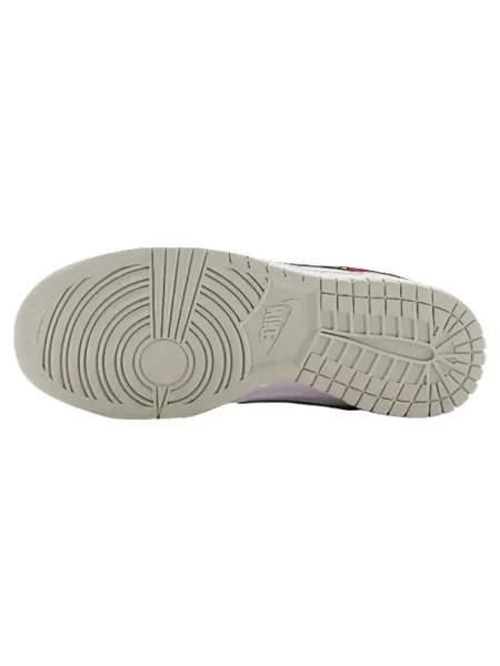 Retro kockované tenisky Nike Dunk červená