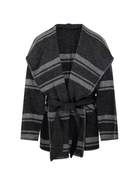 Cu centură palton Marant Etoile negru