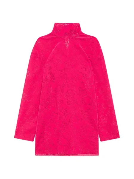 Rochie mini Msgm cu funde din dantelă roz