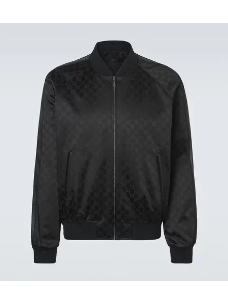 Szatén dzseki Gucci fekete