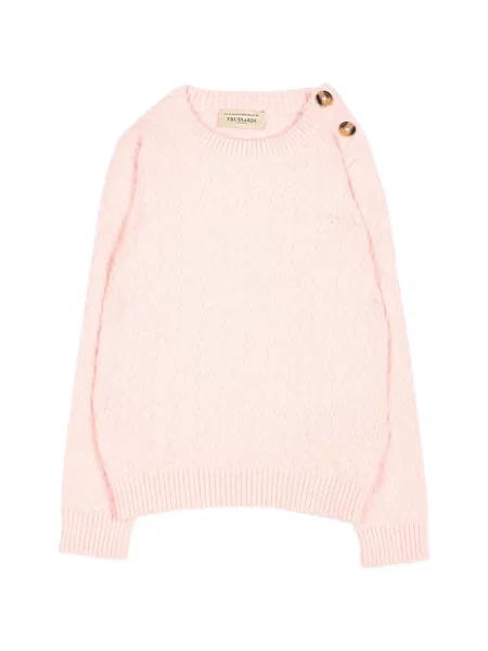 Sweter dziecięcy Trussardi różowy