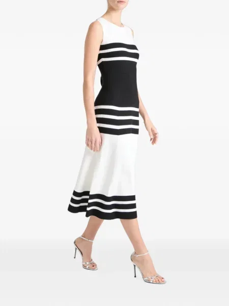 Rochie midi Temperley London tricotate alb