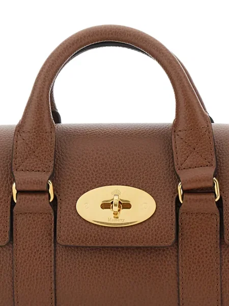 Geanta de piele Mulberry din piele maro