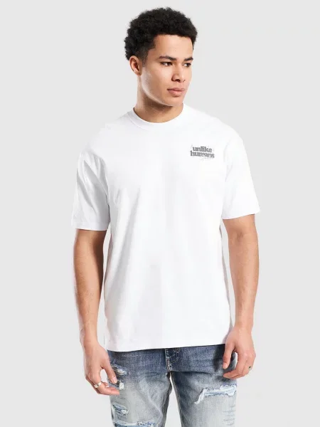 Unlike Humans T-Shirt Crafted biała