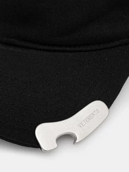 Καπέλο του μπέιζμπολ VETEMENTS Bottle-Opener μαύρο