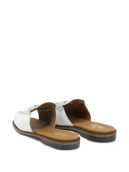Sandale Sebago din piele alb